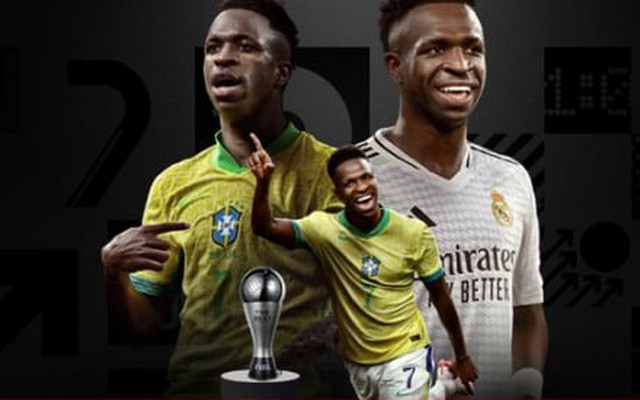 FIFA The Best: Vinicius xuất sắc nhất thế giới, Messi hạng 6