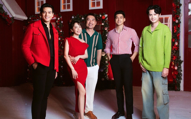 Thu Trang và dàn cast “Nụ hôn bạc tỷ” tung ảnh Giáng sinh lung linh