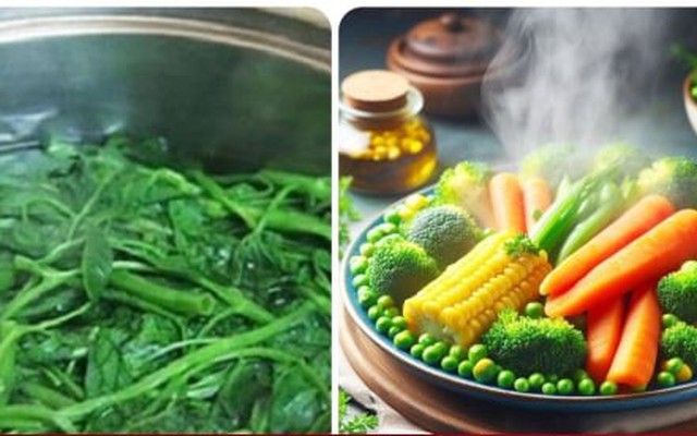 Ăn rau luộc hay rau hấp tốt hơn?