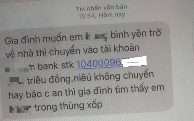 Sự thật vụ thiếu nữ 14 tuổi ở Hà Nội được gia đình trình báo mất tích và "tin nhắn lạ" gửi cho mẹ