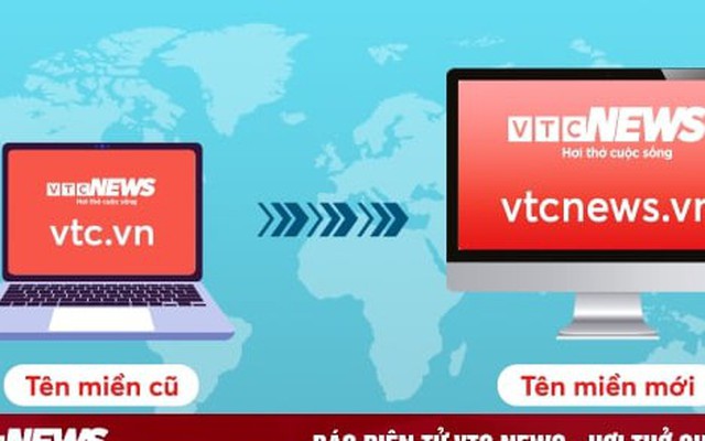 Báo điện tử VTC News đổi tên miền vtc.vn sang vtcnews.vn