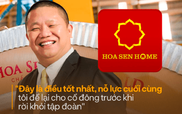 Chuỗi siêu thị VLXD Hoa Sen Home ngừng mở rộng, dang dở giấc mơ 2 tỷ USD – nỗ lực cuối cùng của ông Lê Phước Vũ trước khi rời Tập đoàn?