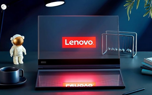 Lenovo ra mắt máy tính có màn hình trong suốt