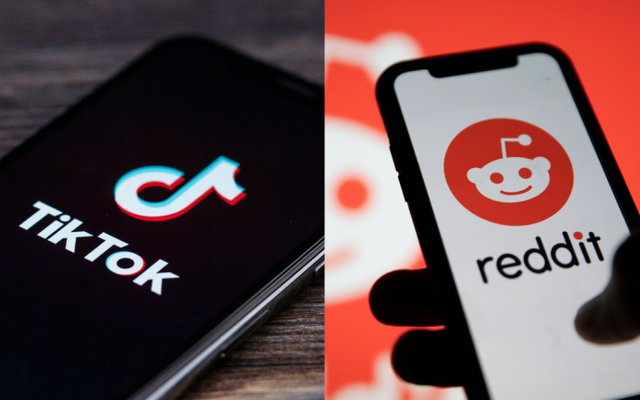 TikTok và Reddit có thể là nền tảng trực tuyến được tìm kiếm nhiều nhất?