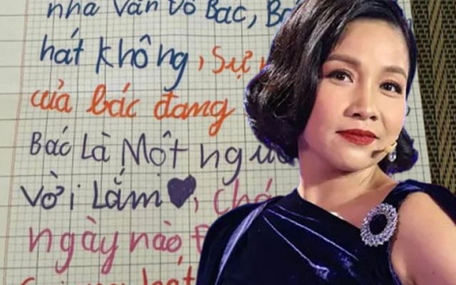 Con gái của BTV một nhà xuất bản gửi thư cho ca sĩ Mỹ Linh, lật mặt sau trang giấy mà "sang chấn"