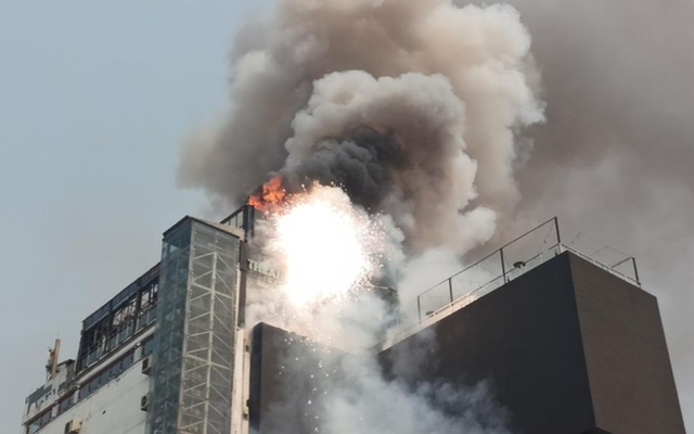 Công an Hà Nội thông tin về vụ cháy ở toà nhà OCD, khói lửa bốc lên ngùn ngụt