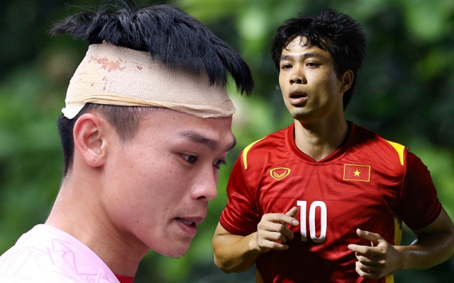 Công Phượng chưa được tập luyện cùng Văn Toàn; tuyển thủ U23 Việt Nam chảy máu đầu trong buổi tập