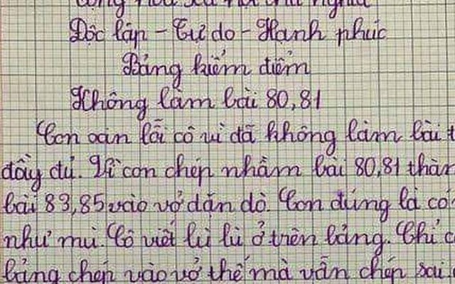 Bản kiểm điểm "hot" nhất MXH: Chữ viết đẹp đẽ, lời lẽ thống thiết đầy chân thành nhưng càng đọc càng thấy có điều gì "sai sai"