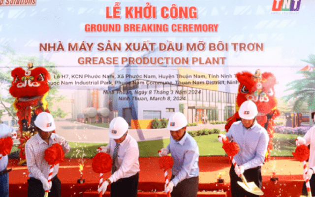 Đầu tư 5,5 triệu USD cho dự án Nhà máy sản xuất dầu mỡ bôi trơn đầu tiên tại Việt Nam