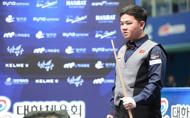 Bao Phương Vinh đánh mất cơ hội vào chung kết giải Billiards vô địch châu Á 2024