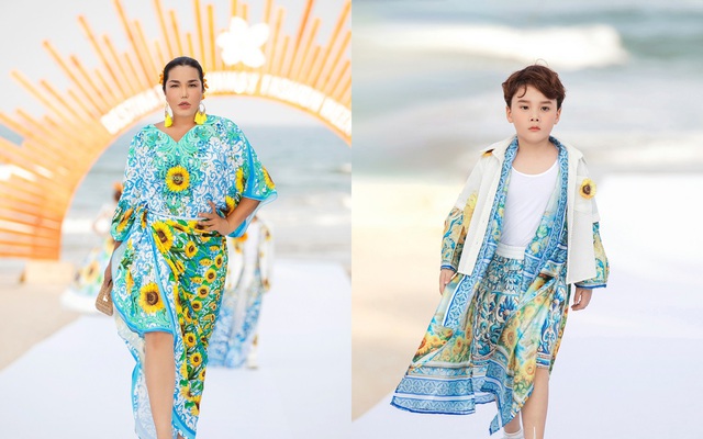 Cindy Thái Tài catwalk cùng dàn mẫu nhí trong BST "Miền hạnh phúc"