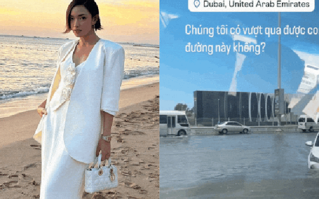 Châu Bùi ở Dubai đúng thời điểm ngập lụt kinh hoàng chưa từng có: Trải nghiệm phố cũng như sông ở thành phố xa hoa bậc nhất thế giới