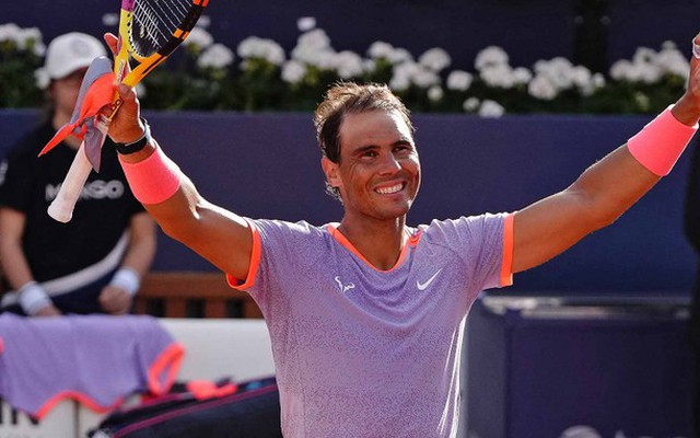 Barcelona Open: Rafael Nadal thắng trận đầu tiên trên mặt sân đất nện kể từ ngôi vô địch Roland Garros 2022