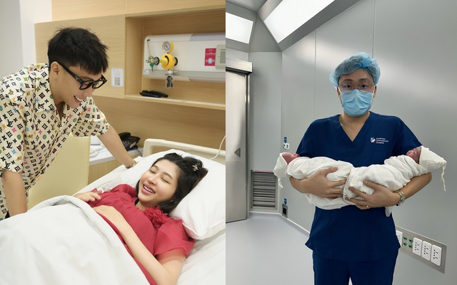 Diễn viên Kim Chi sinh đôi con đầu lòng, một trai một gái