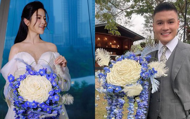 Hoa cưới của Chu Thanh Huyền gây sốt