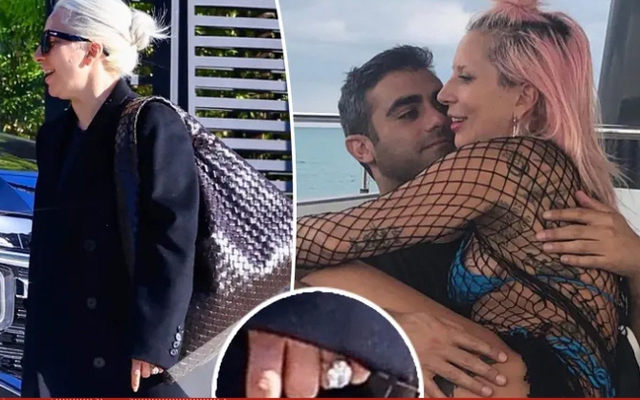 Lady Gaga đeo nhẫn kim cương siêu to khổng lồ ở ngón áp út, rộ tin đồn đính hôn