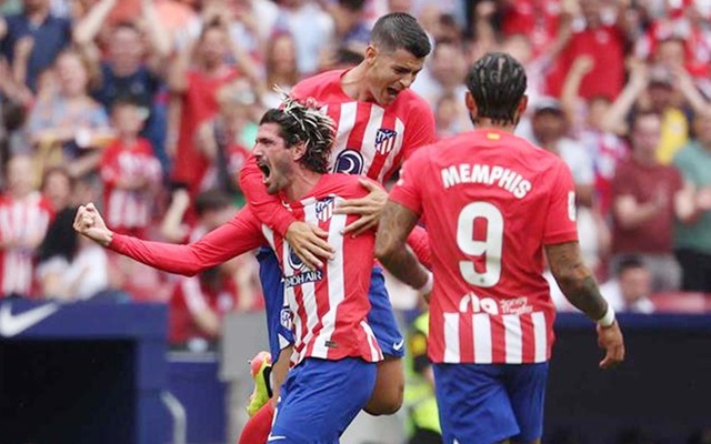 Atletico tiến gần hơn tới suất dự Champions League