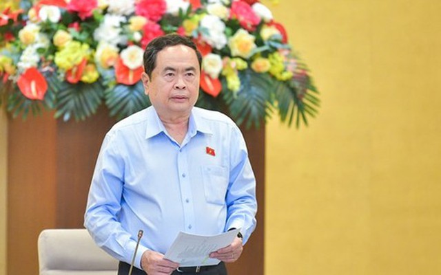 Phó Chủ tịch Thường trực Quốc hội Trần Thanh Mẫn phát biểu khai mạc Phiên họp thứ 33