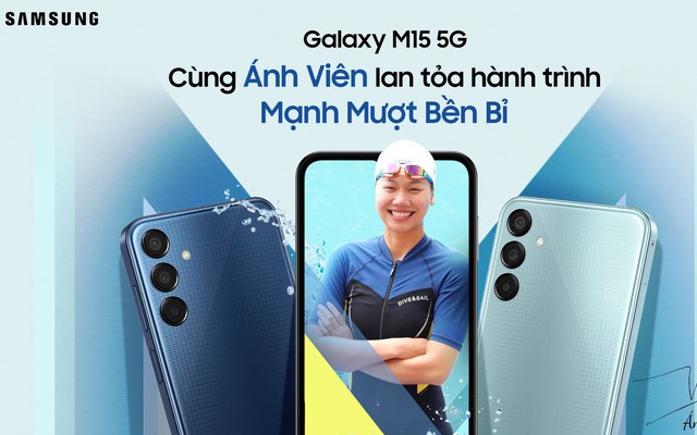 Samsung ra mắt Galaxy M15 5G: Bước đầu hành trình mạnh mượt bền bỉ mỗi ngày