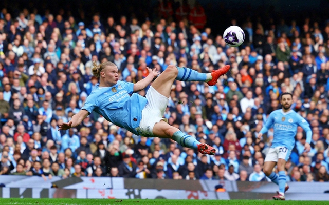 BXH Vua phá lưới Ngoại hạng Anh: Haaland bứt tốc, Cole Palmer “hít khói”