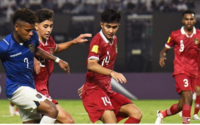 Indonesia dùng dàn cầu thủ dự World Cup cạnh tranh bóng đá trẻ Việt Nam