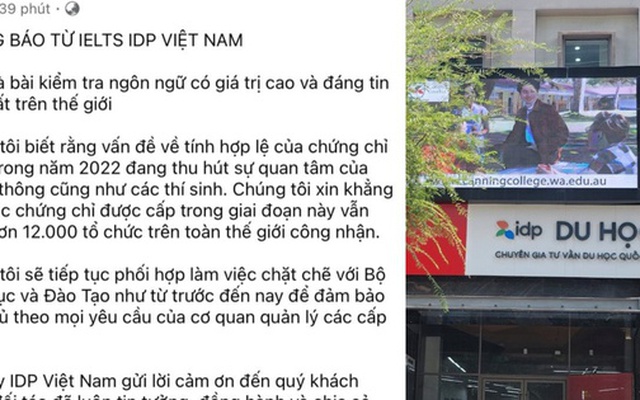 Cấp sai 56.320 bằng IELTS, IDP Việt Nam lên tiếng: "Các chứng chỉ vẫn được hơn 12.000 tổ chức trên thế giới công nhận"