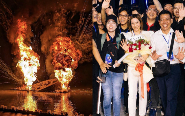 Tổng đạo diễn Lê Hải Yến xúc động, nói về màn cháy nổ trên sông của đại nhạc kịch Chuyến tàu huyền thoại 