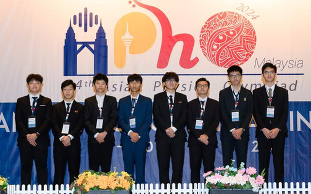 Cả 8 học sinh Việt Nam đều đoạt huy chương tại Olympic Vật lý châu Á
