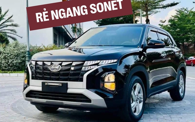 Hyundai Creta không giảm niêm yết nhưng giảm giá mạnh xả kho tại đại lý, đấu Seltos với giá chỉ ngang Sonet