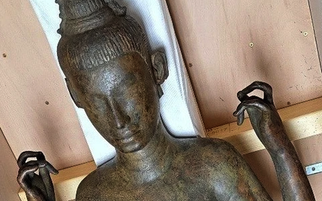 Hồi hương tượng đồng Nữ thần Durga quý hiếm trị giá 14 triệu bảng từ Anh về Việt Nam