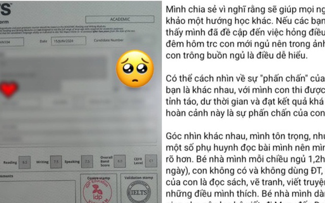 Vụ mẹ khoe con lớp 7 đạt IELTS 8.0 đang gây ồn ào khắp cõi mạng: Diễn biến mới từ nhân vật chính, dân tình nói "bớt thanh minh"