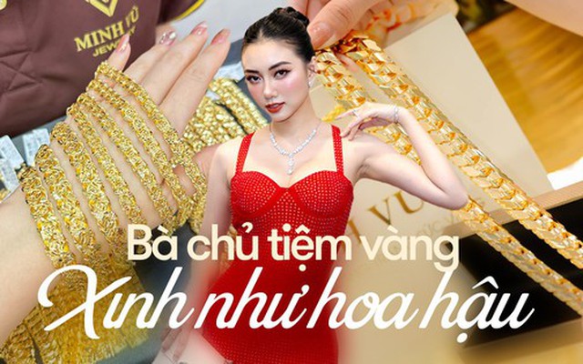 Hoa khôi Cần Thơ rời xa hào quang showbiz về lấy chồng, giờ là bà chủ tiệm vàng đình đám, nhan sắc và độ giàu có khỏi phải nói!