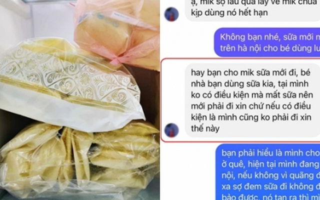 Mẹ trẻ đi xin sữa như order cao lương mỹ vị: Đòi sữa mới chê sữa cũ, lấy sữa mẹ tắm cho con và cái kết không ai bênh nổi