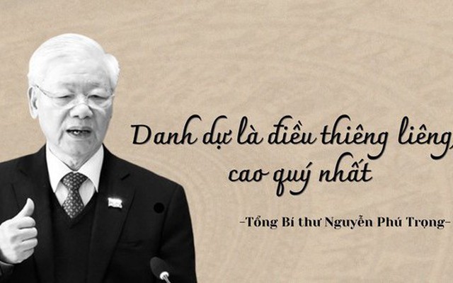 Câu nói của Tổng Bí thư Nguyễn Phú Trọng được chia sẻ nhiều nhất: 'Danh dự là điều thiêng liêng, cao quý nhất'