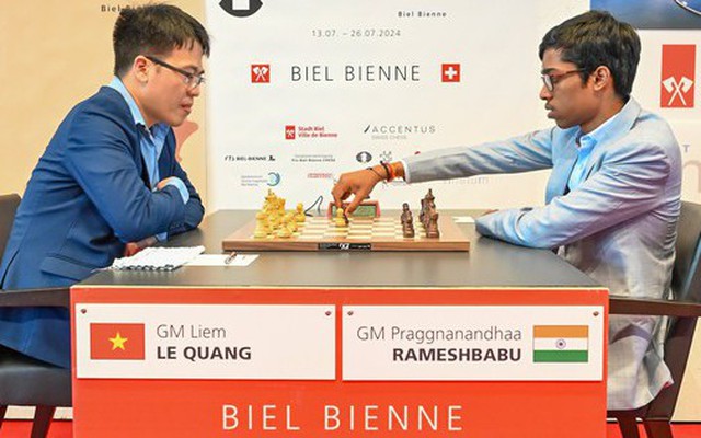 Đại kiện tướng Lê Quang Liêm giành hat-trick vô địch Biel Grandmaster