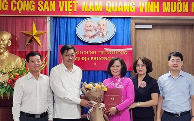 Tiếp nhận, bổ nhiệm nữ Phó Giám đốc Sở giữ chức Phó Vụ trưởng, Ban Nội chính Trung ương