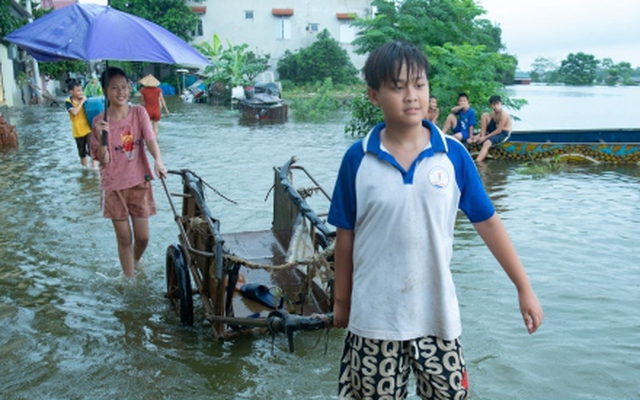 16 xã của Hà Nội đang hứng chịu mưa ngập, 2 huyện dự báo nước dâng cao hơn