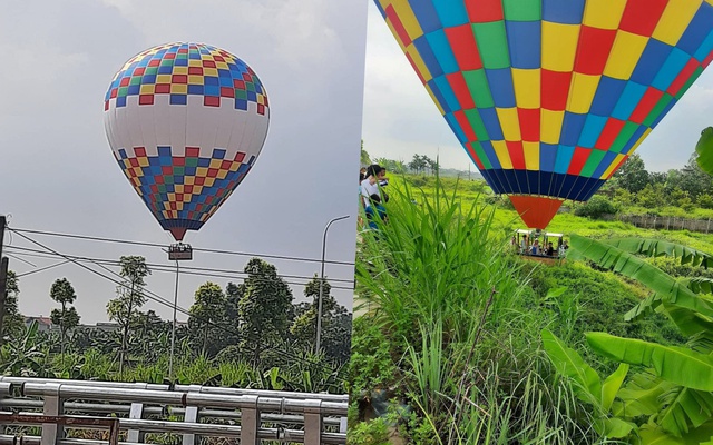 Thực hư thông tin khinh khí cầu có 9 người "rơi xuống ruộng" ở Hà Nội