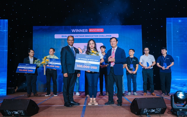 Vbee, HSPTek, MetEV chiến thắng trong cuộc thi “Thử thách đổi mới sáng tạo Qualcomm Việt Nam” 2024