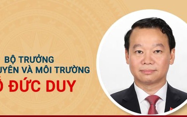 Infographic: Sự nghiệp tân Bộ trưởng Tài nguyên và Môi trường Đỗ Đức Duy