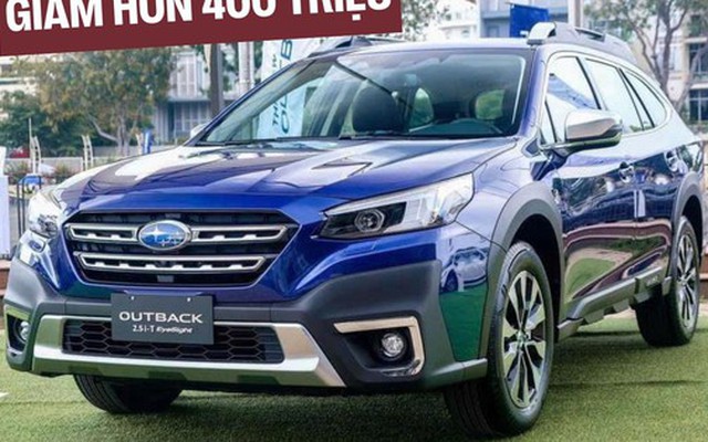 Subaru Outback giảm hơn 400 triệu tại đại lý, SUV 5 chỗ vẫn đắt hơn Palisade bản cao nhất tới cả trăm triệu