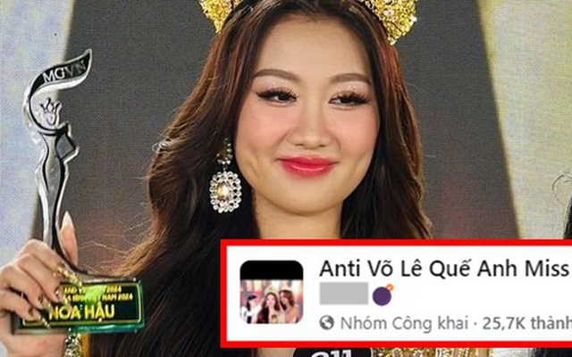 Sự thật gây choáng về group anti Hoa hậu Quế Anh có 26k thành viên