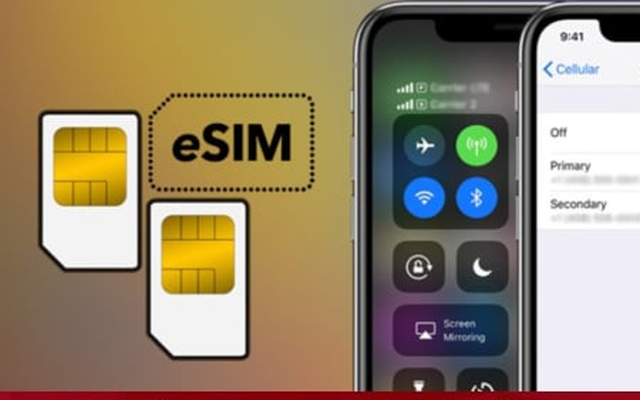 Cách khắc phục lỗi eSIM trên iPhone