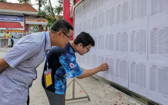 Bài thi lớp 10 có dấu hiệu bất thường ở Hải Phòng: Đang viết chữ thẳng bất ngờ chuyển sang chữ nghiêng