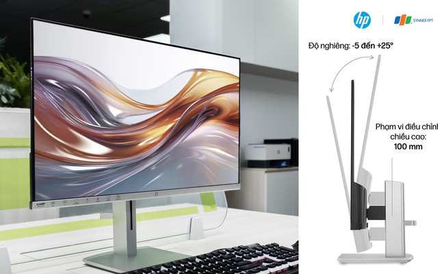 Vì sao Màn hình vi tính HP Series 5 FHD 23,8 inch là sự lựa chọn thông minh cho công việc văn phòng?