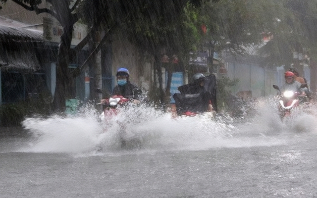 Từ đêm nay, nhiều nơi có mưa to đến rất to