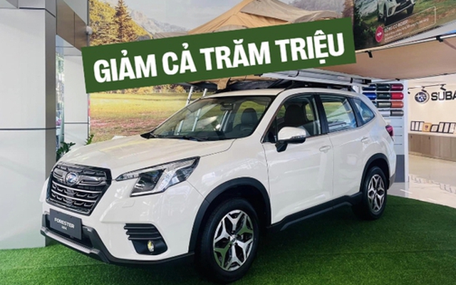 SUV cỡ C đua giảm giá tại Việt Nam: Forester giảm đến 140 triệu, HS rẻ ngang xe hạng A