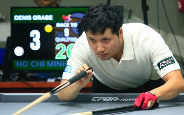 Giải Billiards Pool 9 bi TP.HCM: Nguyễn Bá Mạnh thắng kịch tính số 3 thế giới