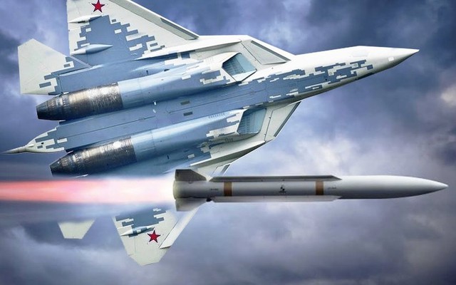 Su-57 bí mật tiếp cận và bắn hạ tiêm kích F-16 bằng tên lửa R-37M?