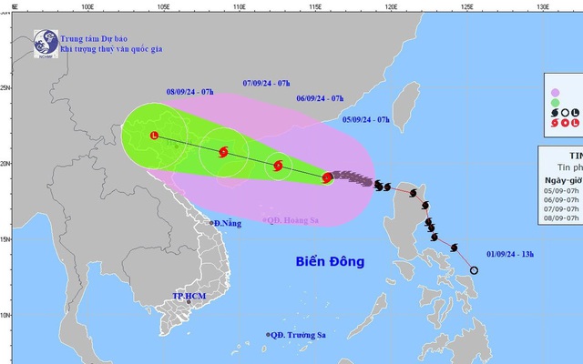 Bão số 3 đã mạnh lên thành siêu bão: Những tỉnh nào sẽ có gió mạnh nhất, mưa to nhất?